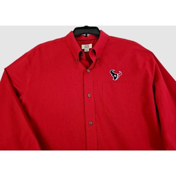 Cutter & Buck ~Men's XXL/TTG~ Red Button Down Shirt. - Picture 13 of 13